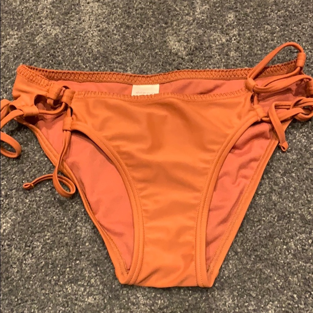 Target Deep Orange bikini bottom